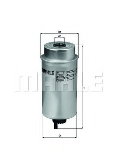 Фильтр топливный Transit (V184) 2.0/2.4DI 00-10.04