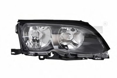Фара главного света передняя, правая Reflektor P (H7/H7, elektryczny, z silnikiem, titanium) BMW 3 (