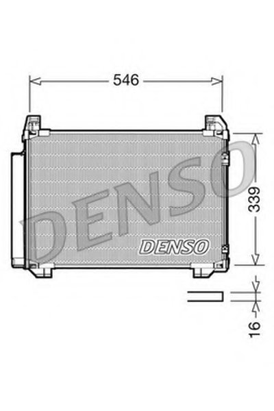 Конденсатор, кондиционер DENSO купить