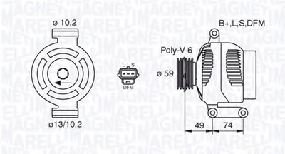 Генератор MAGNETI MARELLI купить