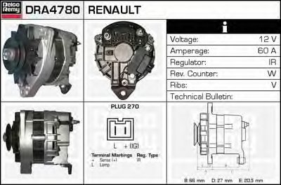 Генератор Remanufactured REMY (Light Duty) DELCO REMY купить