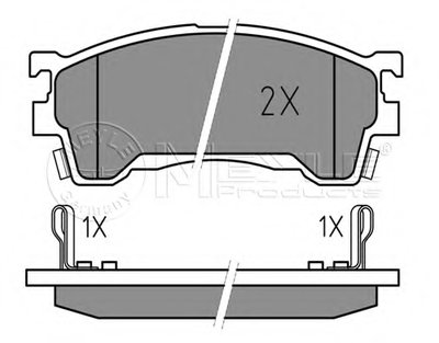 Колодки тормозные (передние) Mazda 3/ 6 1.8-2.0 91-02 (131,6