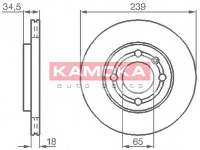 Тормозной диск KAMOKA KAMOKA купить