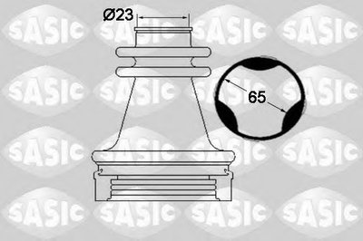 1904035   SASIC - Пильовик привідного валу