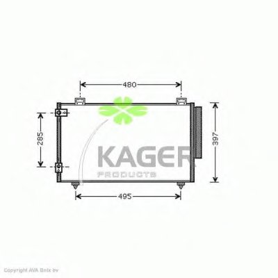 Конденсатор, кондиционер KAGER купить