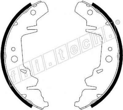 Комплект тормозных колодок fri.tech. купить