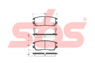 Комплект тормозных колодок, дисковый тормоз sbs купить