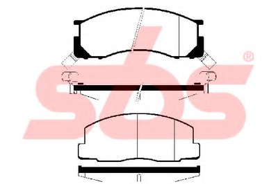 Комплект тормозных колодок, дисковый тормоз sbs купить
