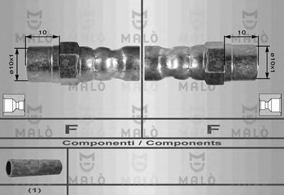 Тормозной шланг MALÒ купить