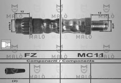 Тормозной шланг MALÒ купить