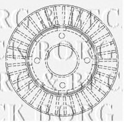Тормозной диск BORG & BECK купить