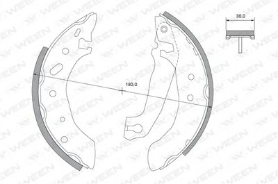 Комплект тормозных колодок WEEN купить