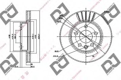 Тормозной диск DJ PARTS купить