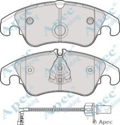 Комплект тормозных колодок, дисковый тормоз APEC braking купить