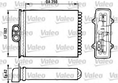 Теплообменник, отопление салона VALEO купить