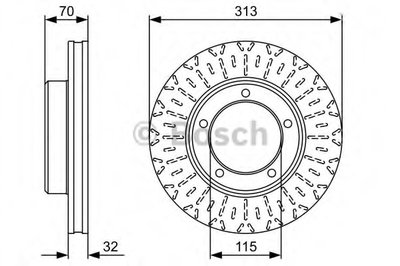 Тормозной диск BOSCH купить