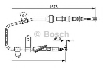 Трос, стояночная тормозная система BOSCH купить