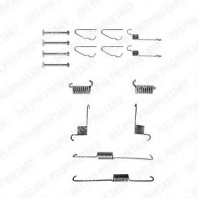 Комплектующие, тормозная колодка DELPHI купить