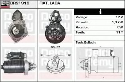 Стартер Remanufactured REMY (Light Duty) DELCO REMY купить