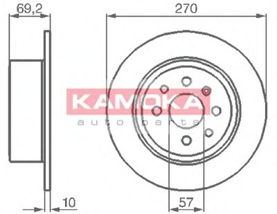 Тормозной диск KAMOKA KAMOKA купить