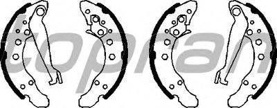 Комплект тормозных колодок TOPRAN купить