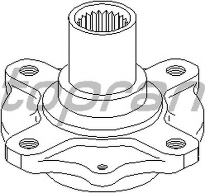 ? колесн. ступицы = TOPRAN купить