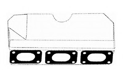 Прокладка выпускного коллектора BMW E46 320i, E85 Z4 3.0i 10.97-