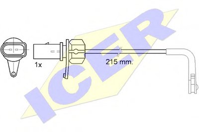 Сигнализатор, износ тормозных колодок ICER купить