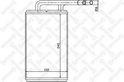 Теплообменник, отопление салона STELLOX купить