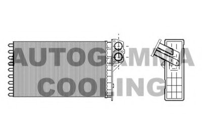 Теплообменник, отопление салона AUTOGAMMA купить