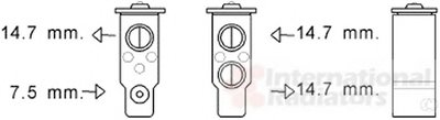 Расширительный клапан, кондиционер VAN WEZEL купить