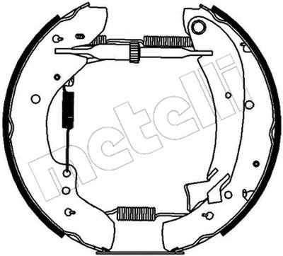 Комплект тормозных колодок Kit premounted METELLI купить