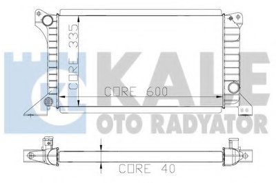 Радиатор, охлаждение двигателя KALE OTO RADYATÖR купить