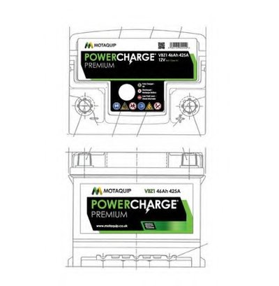 Стартерная аккумуляторная батарея Powercharge Premium MOTAQUIP купить