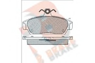 Комплект тормозных колодок, дисковый тормоз R BRAKE купить