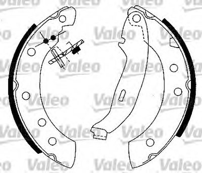 Комплект тормозных колодок VALEO купить