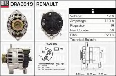 Генератор Remanufactured REMY (Light Duty) DELCO REMY купить