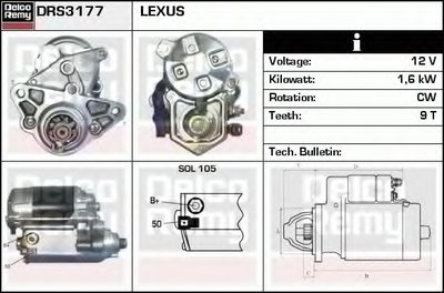 Стартер Remanufactured REMY (Light Duty) DELCO REMY купить