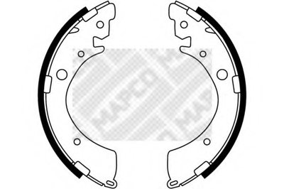 Комплект тормозных колодок MAPCO купить