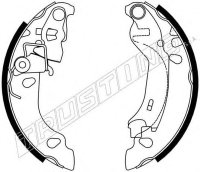 Комплект тормозных колодок TRUSTING купить
