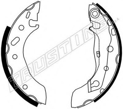 Комплект тормозных колодок TRUSTING купить