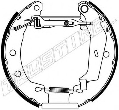 Комплект тормозных колодок FAST KIT TRUSTING купить