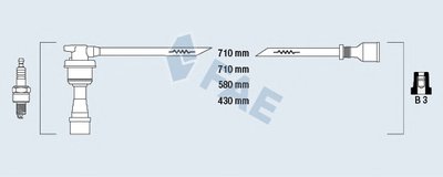 Комплект проводов зажигания FAE купить