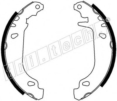 Комплект тормозных колодок REPARATION KIT fri.tech. купить