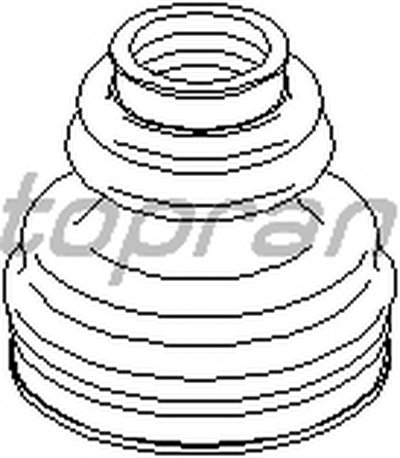Пыльник, приводной вал TOPRAN купить