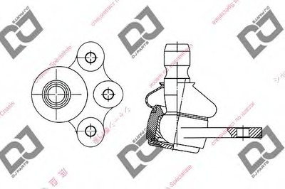 Шаровой шарнир DJ PARTS купить