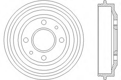 Тормозной барабан HELLA PAGID купить