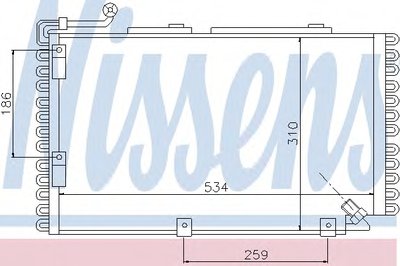 Конденсатор, кондиционер NISSENS купить
