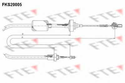 Тросик сцепления FTE купить