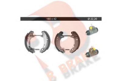 Комплект тормозных колодок R BRAKE купить